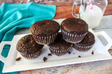 Chocolate Zucchini Muffins