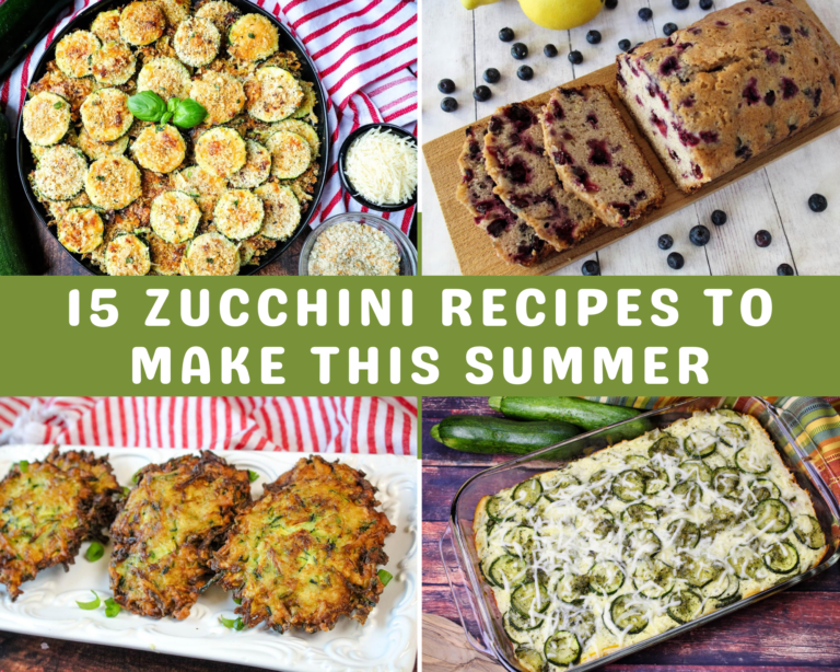 15 Zucchini Recipes To Make This Summer - Just A Pinch