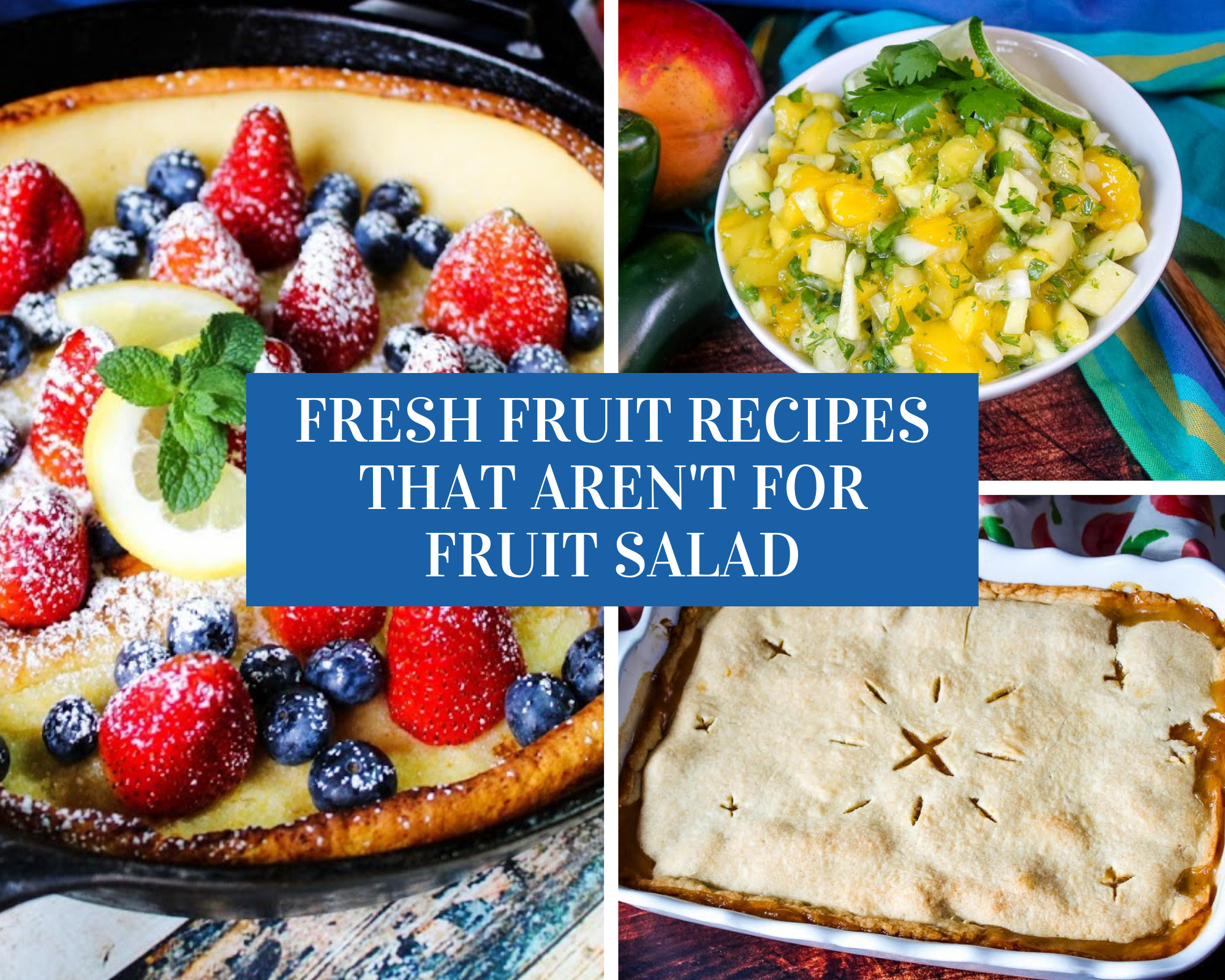 recipes that use fresh fruit