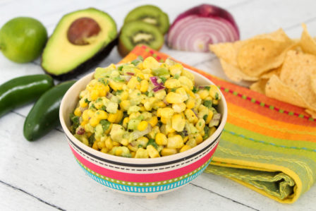 Bowl of Fresh Corn Salsa