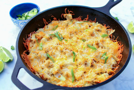 Skillet of Chicken Chilaquiles