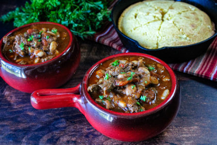 Bowl of beef chili