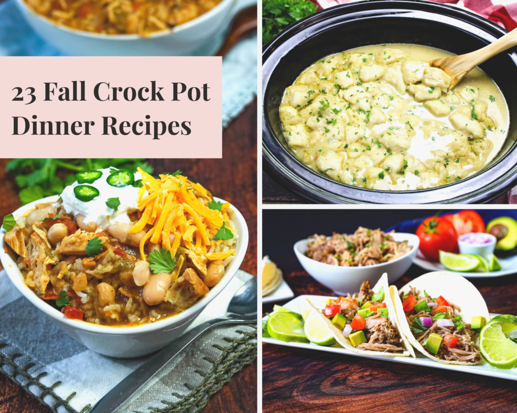 23 Fall Crock Pot Dinner Recipes - Just A Pinch