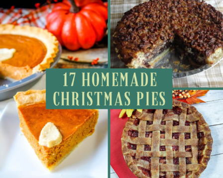 homemade Christmas pies