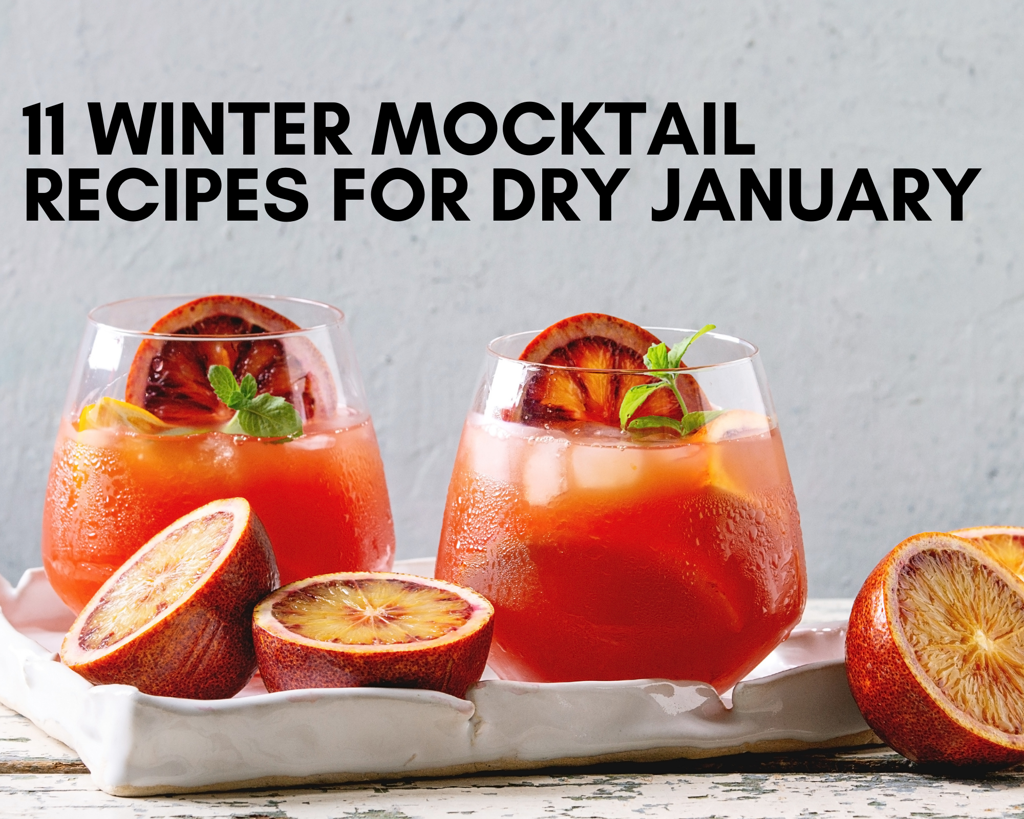 mocktail recipes for dry january