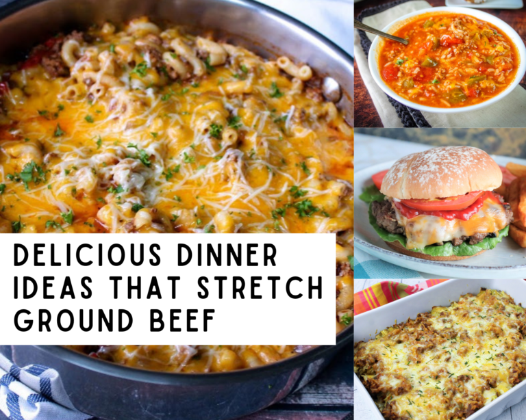 Delicious Dinner Ideas That Stretch Ground Beef - Just A Pinch
