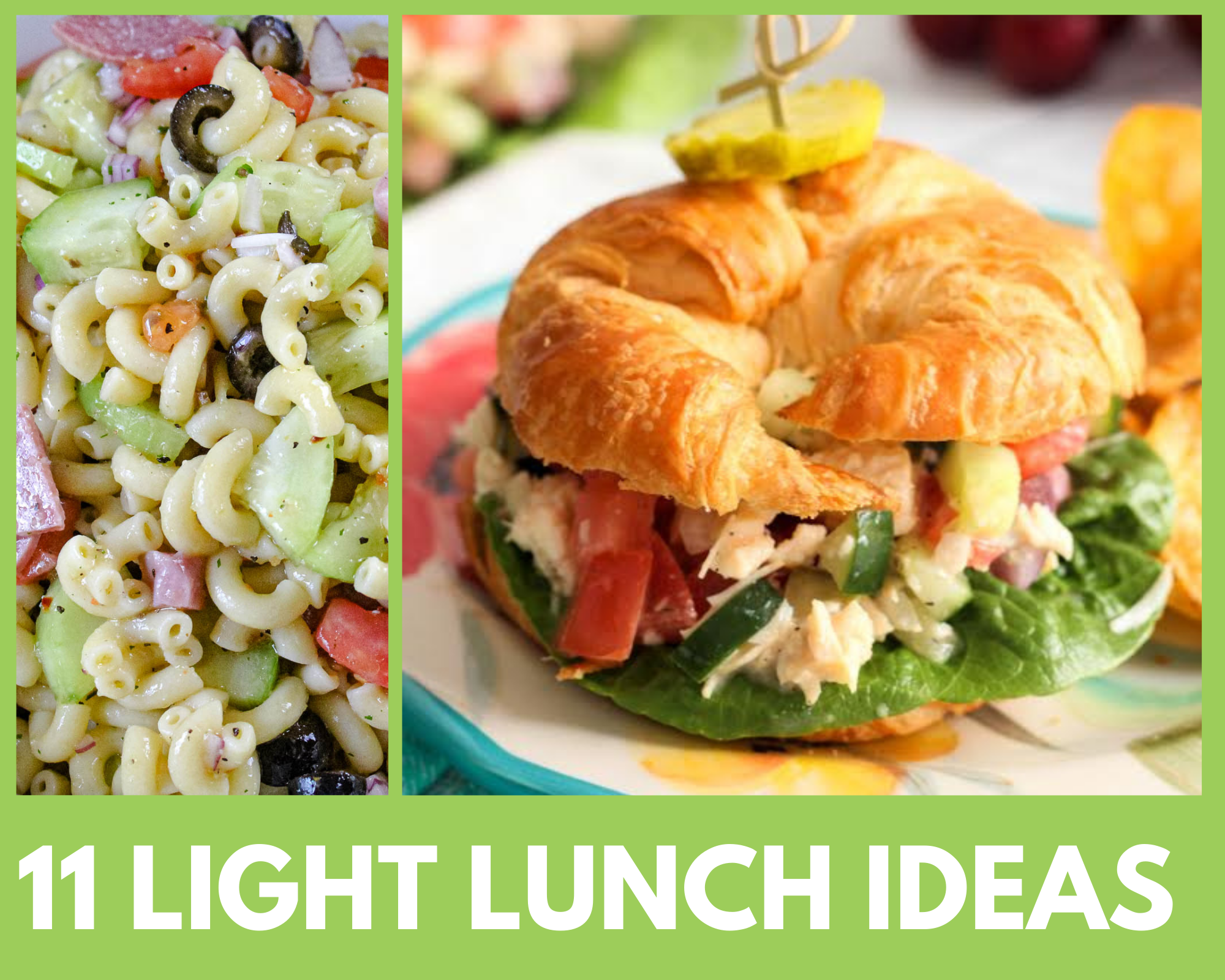 11 Light Lunch Ideas - Just A Pinch