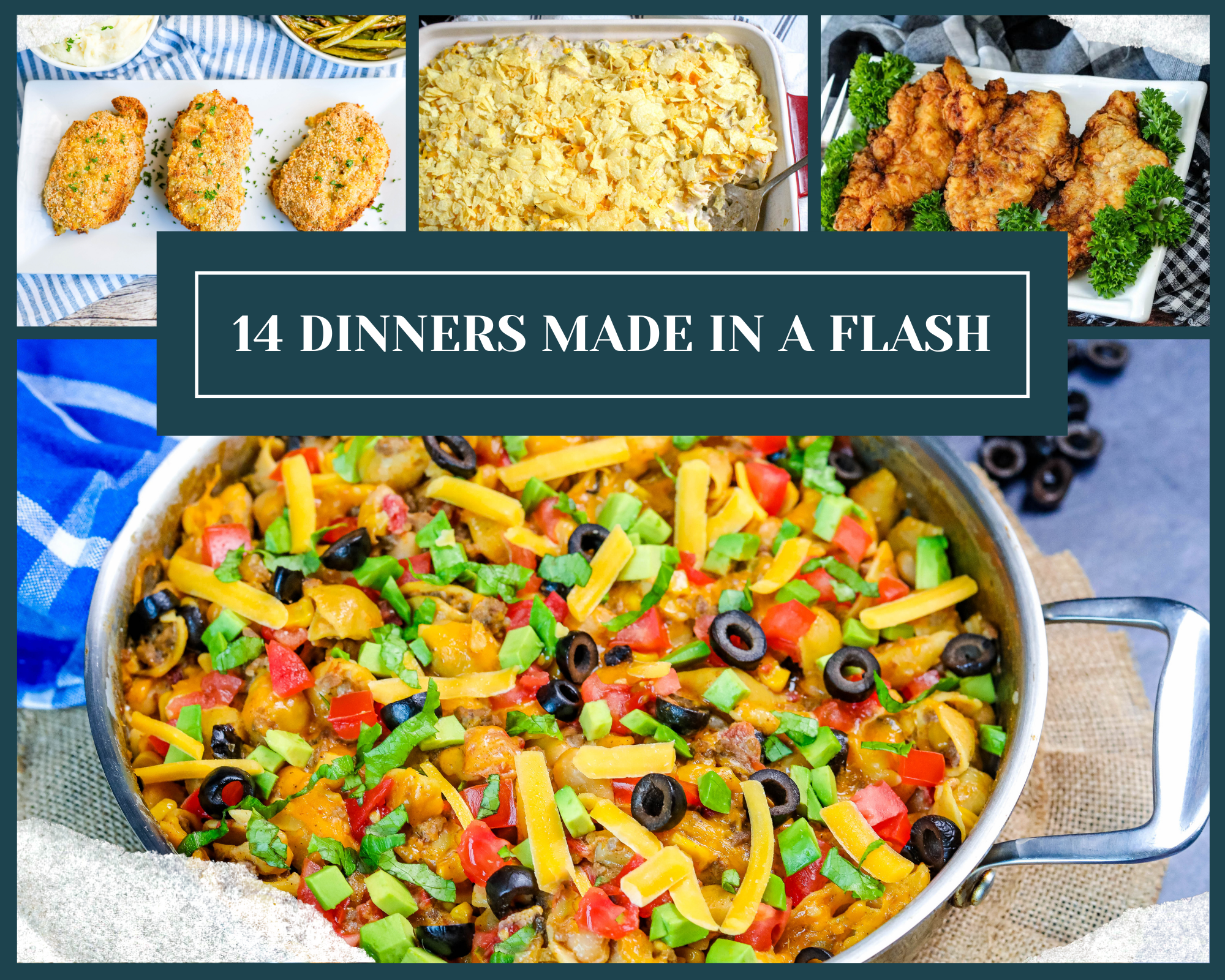 14 dinners made in a flash