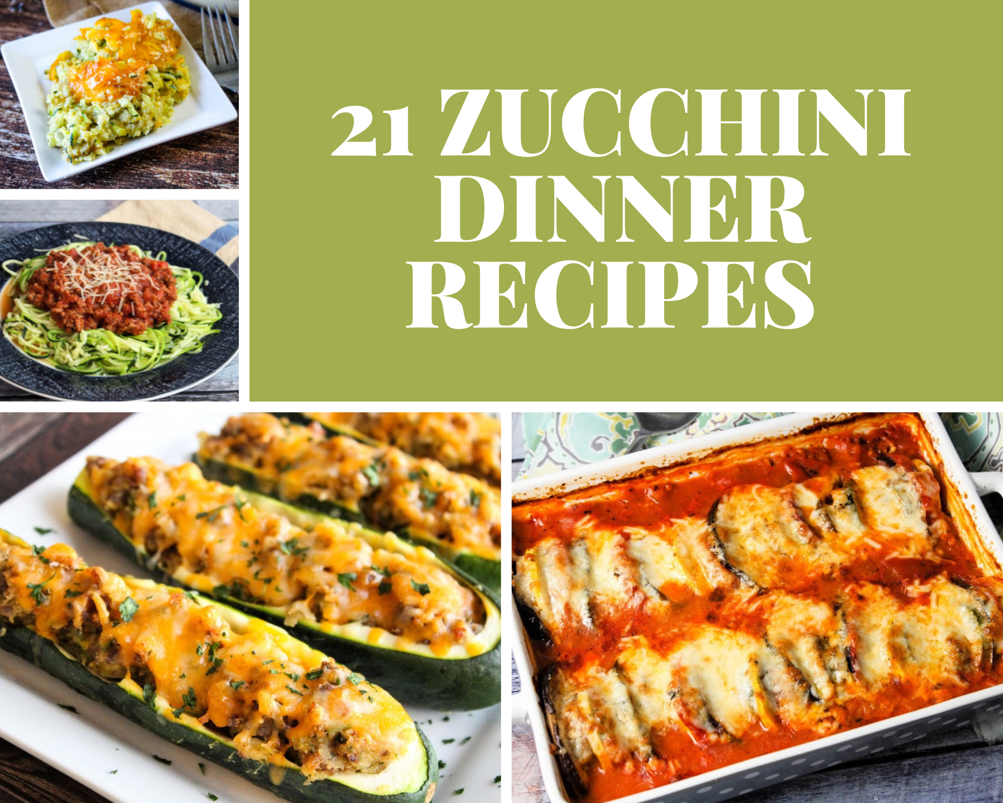 zucchini dinner recipes