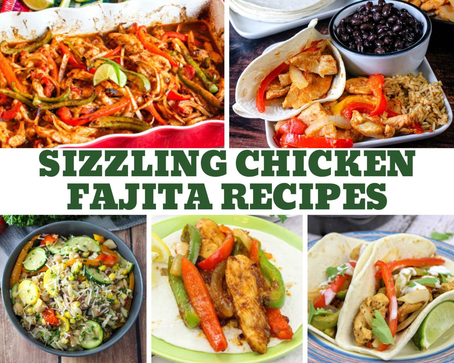 Sizzling Chicken Fajita Recipes Just A Pinch 