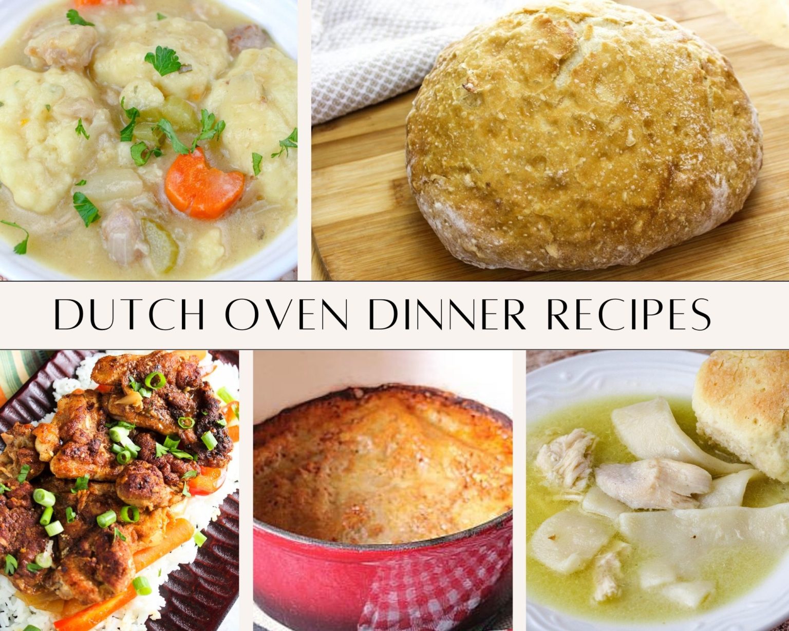 Dutch Oven Dinner Recipes - Just A Pinch