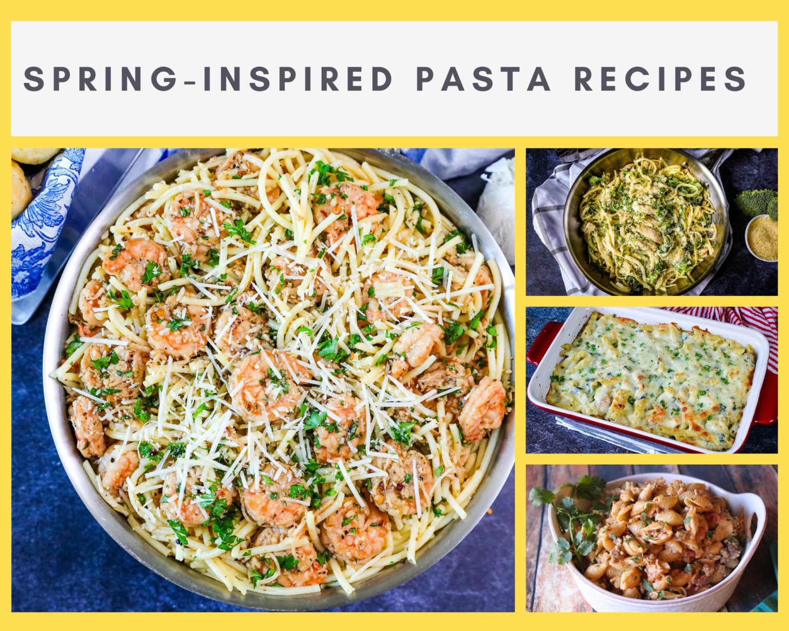 Spring-Inspired Pasta Recipes - Just A Pinch