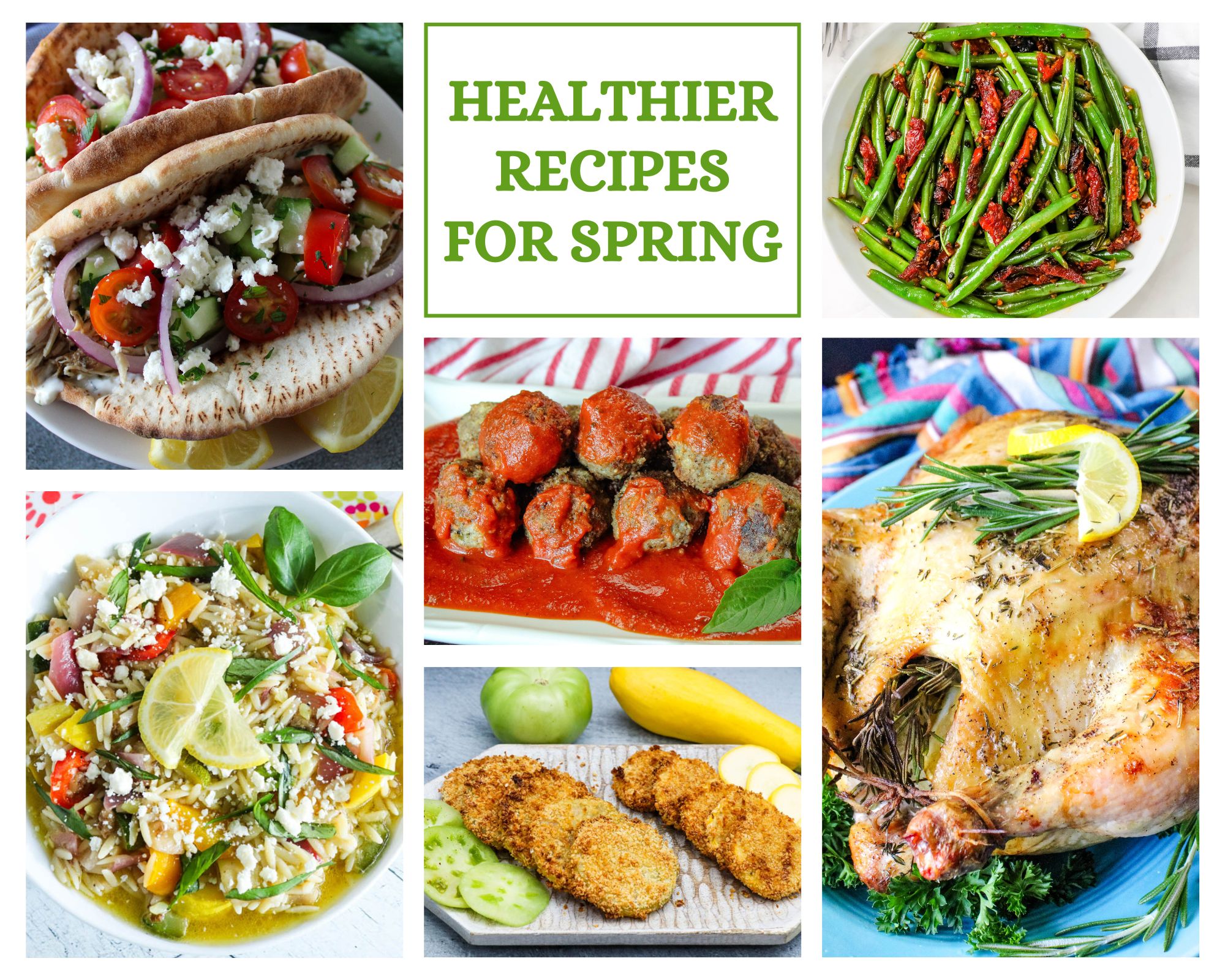 Healthier Recipes for Spring