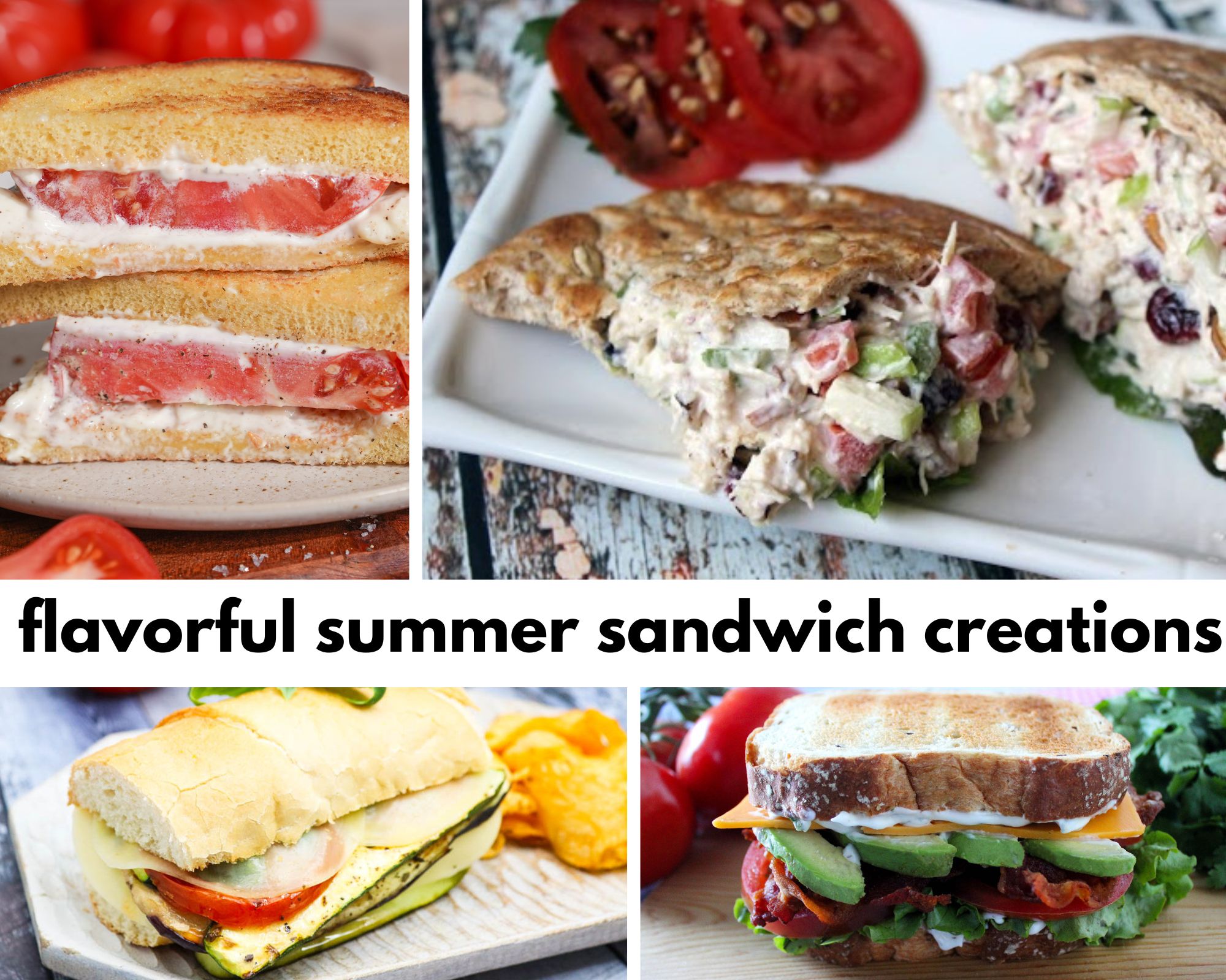 Flavorful Summer Sandwich Creations