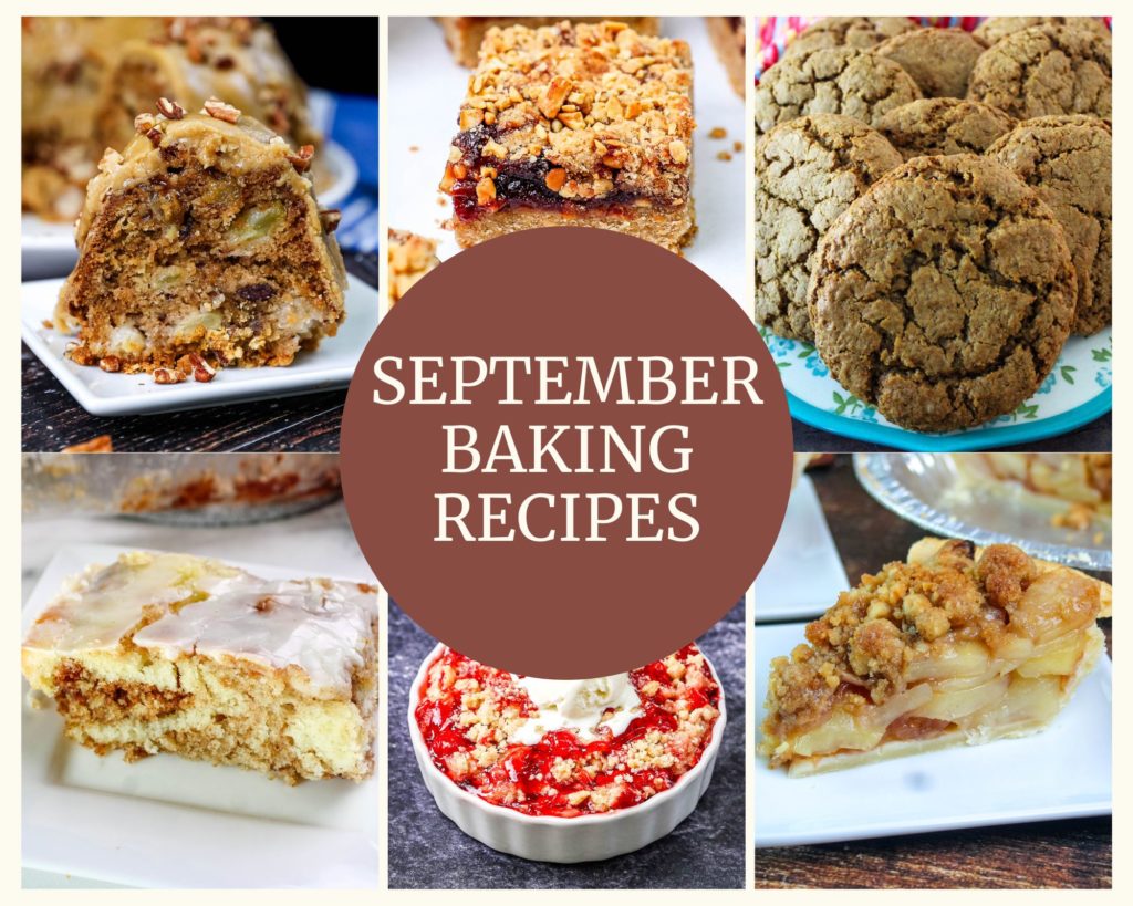 September Baking Recipes