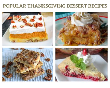 Popular Thanksgiving Dessert Recipes